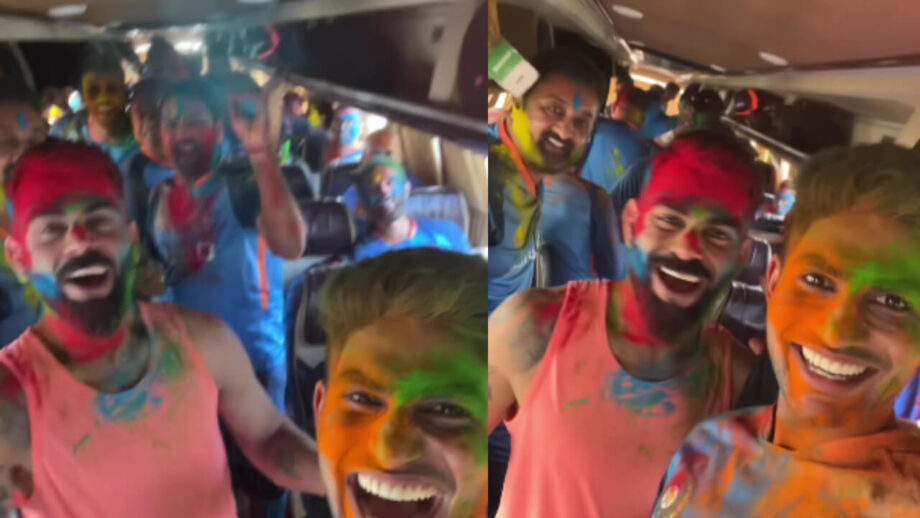 ROFL: When Shubman Gill, Virat Kohli, Rohit Sharma and Indian team danced on Amitabh Bachchan's iconic song 800755