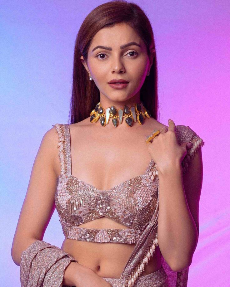 Rubina Dilaik outshines in glittery pre-draped saree, pics inside 797562