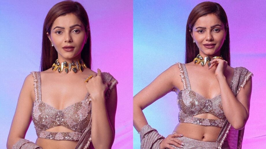 Rubina Dilaik outshines in glittery pre-draped saree, pics inside 797558