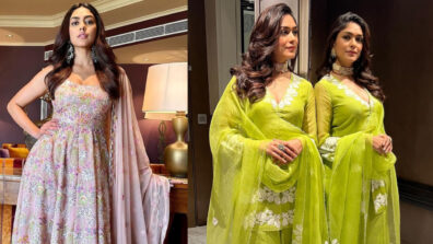 Sharara To Anarkali: Mrunal Thakur’s Gorgeous Salwar Suit Styles