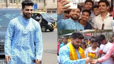 Shiv Thakare seeks blessing at Siddhivinayak for wedding and Khatron Ke Khiladi 13, watch video