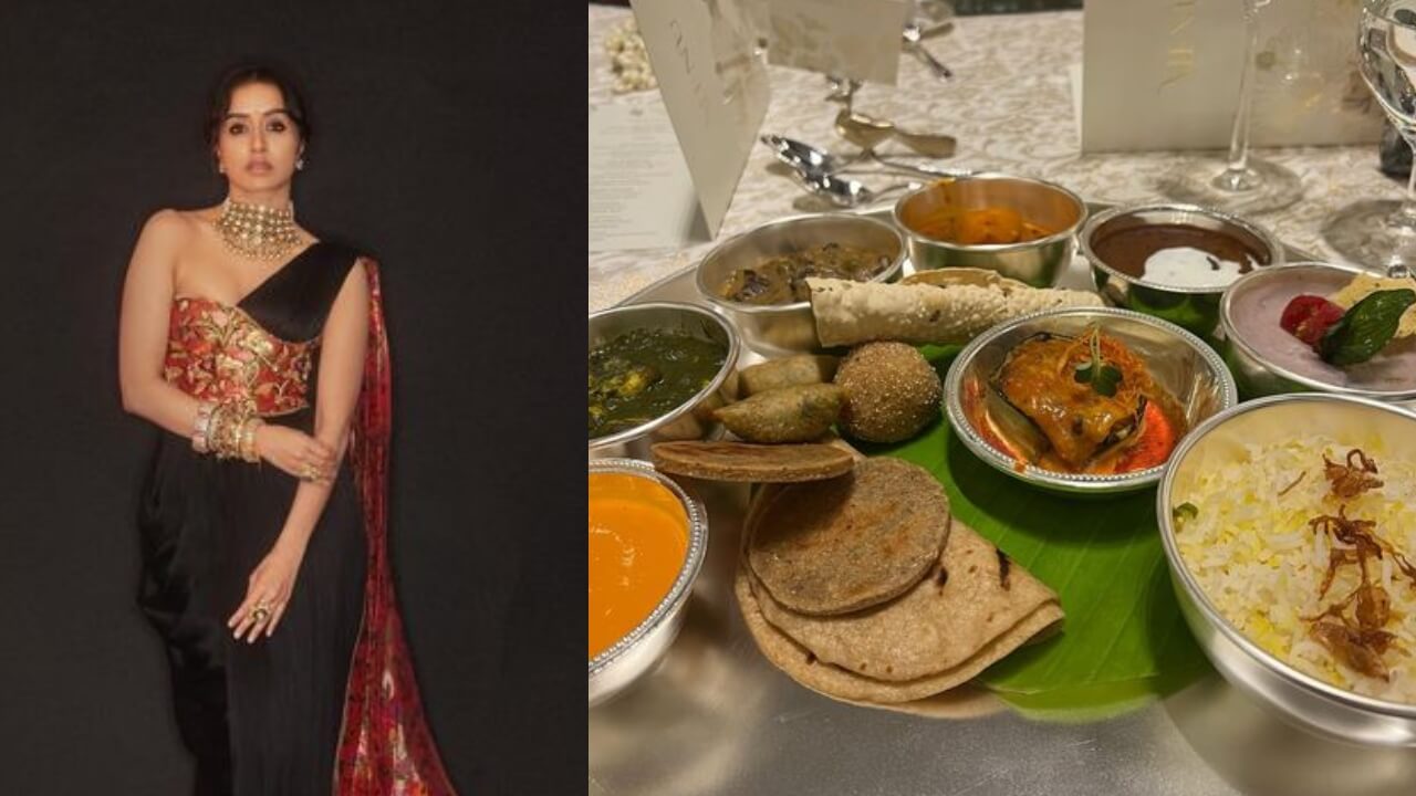 Shraddha Kapoor gives sneak-peek into mouth-watering thali at NMACC gala, check ASAP 793248