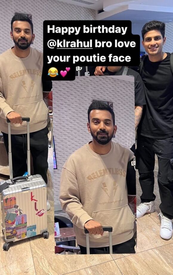 Shubman Gill showers love on KL Rahul, makes hilarious statement on his 'poutie face' 798552