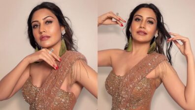 Surbhi Chandna is a vision in glittery gold outfit, get swag inspiration