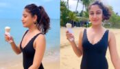 Surbhi Chandna’s casual stroll in black monokini stabs hearts