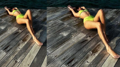 Tara Sutaria, green bikini and Maldives, perfect love story