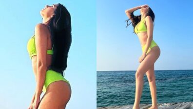 Tara Sutaria sets Maldives on fire in green bikini, we are sweating