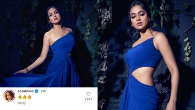 Tejasswi Prakash Sizzles In Blue Dress, Adaa Khan Feels The Heat