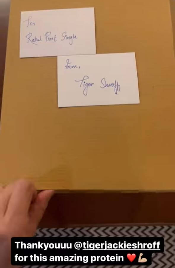 Tiger Shroff sends special, heartfelt gift to Rakul Preet Singh, guess what? 801468