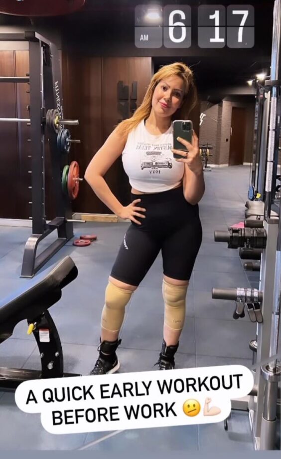 TMKOC diva Munmun Dutta enjoys morning workout, gets early packup from sets on Sunday 800367