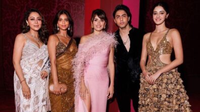 Trending: Ananya Panday poses with Aryan, Gauri and Suhana Khan at NMACC event, fans love it