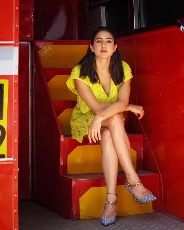 Trending: Sara Ali Khan enjoys BST bus ride in yellow co-ord outfit, what's cooking? 799860