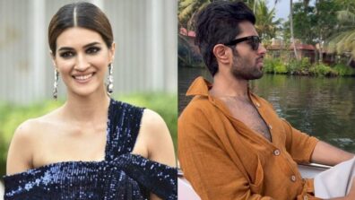 Vijay Deverakonda enjoys ‘boat ride’ to work, Kriti Sanon likes it