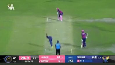 Watch: Jos Buttler smashes 112 metre six against LSG, video goes viral