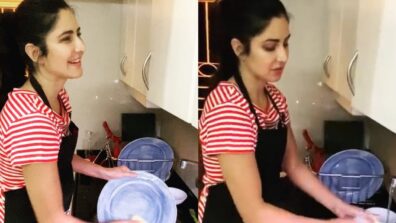 Watch: Katrina Kaif’s unseen video of washing dishes