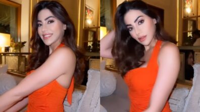 Watch: Nikki Tamboli’s orange candy moment will make you go bananas