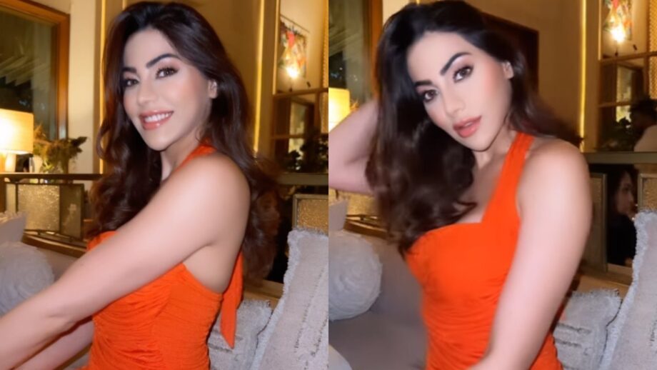 Watch: Nikki Tamboli's orange candy moment will make you go bananas 795611