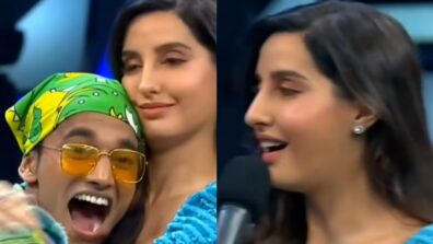 Watch: Nora Fatehi hugs reality show contestant  his epic reaction goes viral