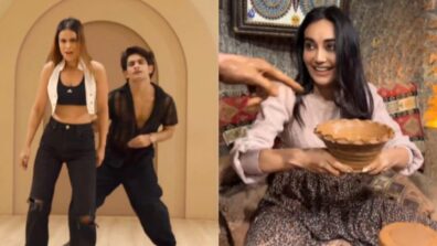 Watch: Surbhi Jyoti tries her hand in ‘pottery’, Nia Sharma performs to ‘pehla pehla pyaar’