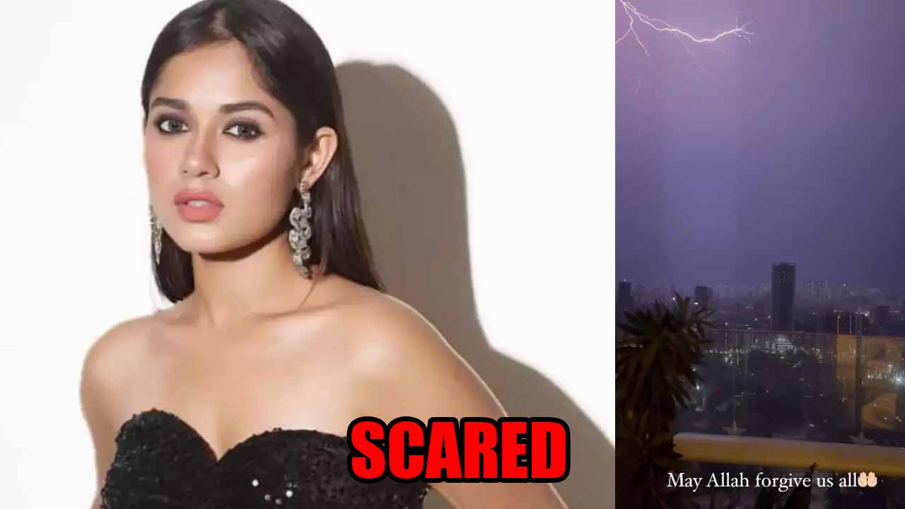 Watch Video: Jannat Zubair gets scared of thunderstorm, prays to Allah 796633