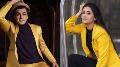 YRKKH: Mohsin Khan and Shivangi Joshi are slayers in yellow co-ord suit, take inspiration