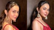Rakul Preet Singh spices it up pink sheer saree