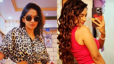 Anushka Sen keeps it retroish in leopard print crop shirt and denim jeans