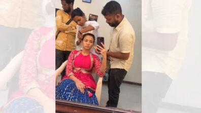 Ashi Singh drops sneak peek from Meet’s makeup room, see pic