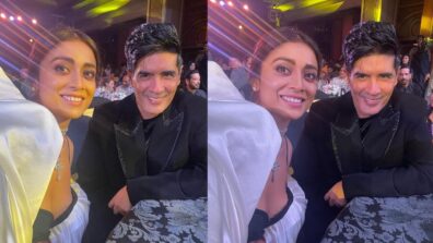 Shriya Saran’s moment of joy with ace designer Manish Malhotra