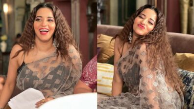 Bhojpuri diva Monalisa sets internet on fire in see-through saree, (bold pics inside)