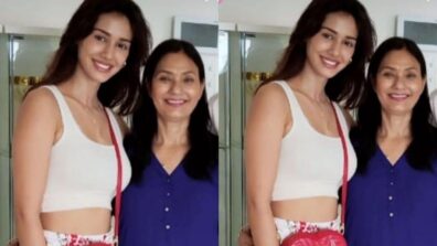 Disha Patani is all smiles as she celebrates Mother’s Day with her mum, see pic