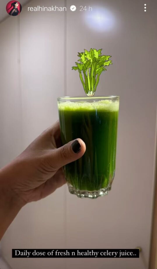 Do You Know? Hina Khan Drinks Healthy Veggie Juice To Keep Herself Fit 803333