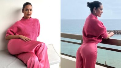 Esha Gupta’s irresistible pink magic