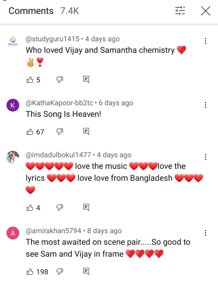 Fans hail Vijay Deverakonda and Samantha Ruth Prabhu's chemistry in Tu Meri Roja from Kushi, say, 