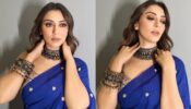 Hansika Motwani looks ravishing in blue embellished saree, see pics
