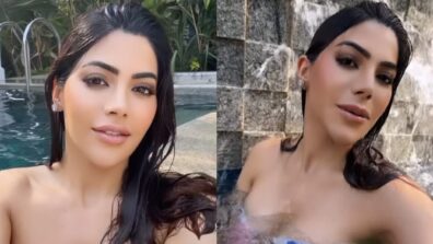 Haye Garmi: Nikki Tamboli takes sensuous dip in swimming pool, shares wet video in bikini