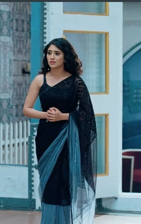 Hina Khan, Shivangi Joshi, And Pranali Rathod: YRKKH Divas In Black Sarees 810622