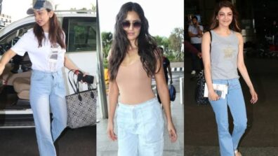 In Pics: Rakul Preet Singh, Katrina Kaif and Kajal Aggarwal’s simple denim style airport fashion hacks