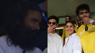 IPL 2023: Nayanthara-Vignesh Shivan and Dhanush enjoy match between CSK and MI, pics go viral