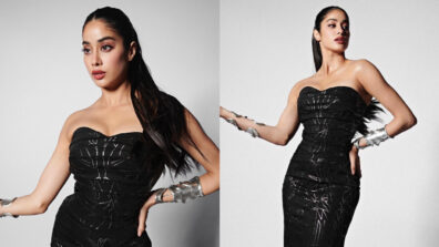 Janhvi Kapoor Steals Show In Black Bodycon By Manish Malhotra