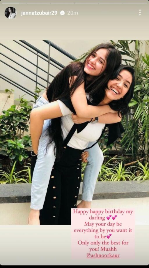 Jannat Zubair Wishes Besties Ashnoor Kaur And Rajiv Adatia On Their Birthday; Check Here 803677