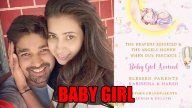 Just Mohabbat actor Harsh Lunia welcomes baby girl