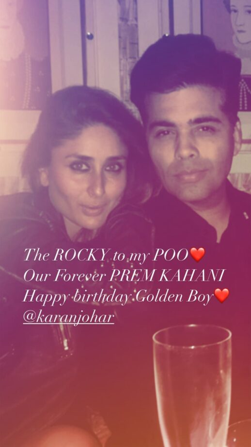 Kareena Kapoor's 'prem kahani' moment with 'birthday boy' Karan Johar 810245