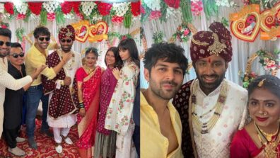 Kartik Aaryan attends wedding of his crew member Sachin, pics go viral