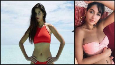 Katrina Kaif and Nora Fatehi in crochet bikini styles, what a visual delight