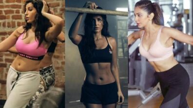 Katrina Kaif, Rakul Preet Singh and Nora Fatehi burn hearts in sports bra gymwear fashion, check out