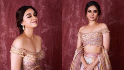 Keerthy Suresh’s irresistible lehenga magic will make you go bananas