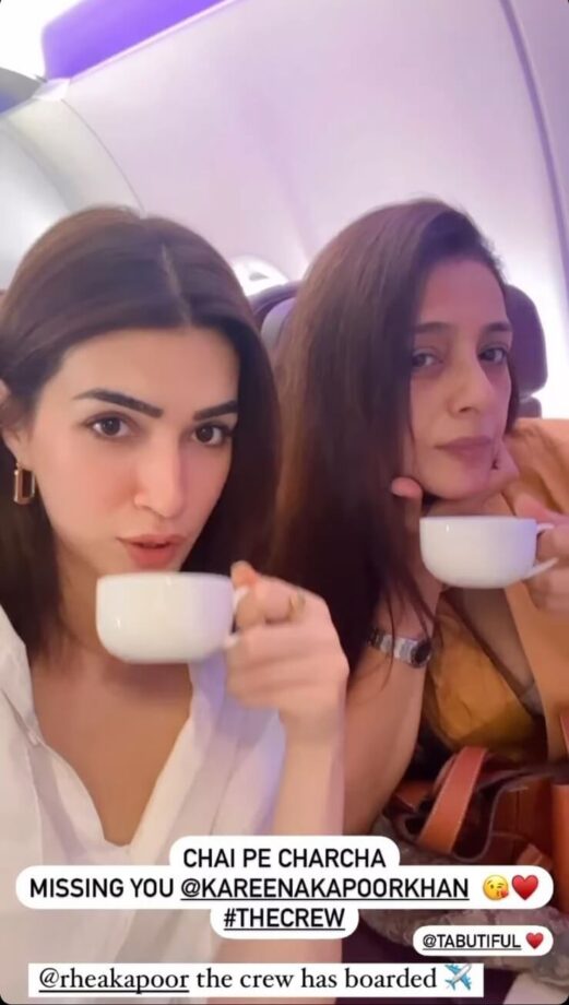 Kriti Sanon and Tabu enjoy tea together, talk about missing Kareena Kapoor 809209