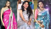 Kriti Sanon, Kajal Aggarwal and Sai Pallavi in embroidered silk sarees, a visual delight