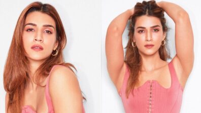 Kriti Sanon shines in pink high-thigh slit gown, see pics